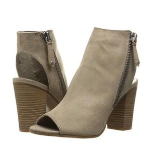 Adorable open toe booties